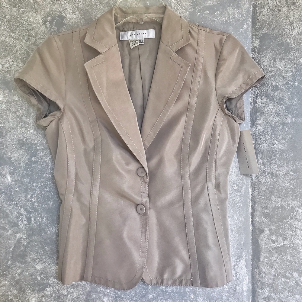 RARE Short Sleeve Blazer - Zara